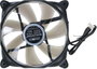 NoiseBlocker M12-PS Számítógépház ventilátor Fekete, Szürke (Sz x Ma x Mé) 120 x 120 x 25 mm 2. bélyegkép
