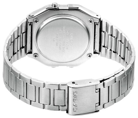Casio Kronográf Karóra A163WA-1QES (H x Sz x Ma) 36.8 x 33 x 9.1 mm Ezüst Ház anyaga=Nemesacél Anyag 2. kép