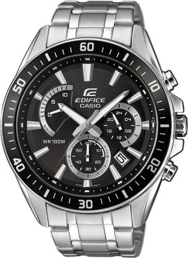 Casio Kronográf Karóra EFR-552D-1AVUEF (H x Sz x Ma) 53 x 47 x 12.3 mm Ezüst Ház anyaga=Nemesacél An