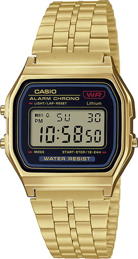 Casio Kvarc Karóra A159WGEA-1EF (H x Sz x Ma) 36.8 x 32.2 x 8.2 mm Arany Ház anyaga=Műgyanta Anyag (