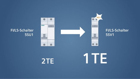 FI védőkapcsoló, 2 pólusú 16 A 0,03 A 230 V, Siemens 5SV13166KK16 2. kép