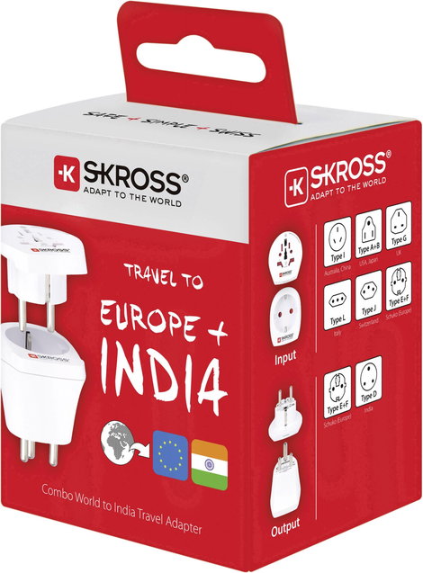 Skross 1.500215-E Úti adapter CO W to IND 8. kép