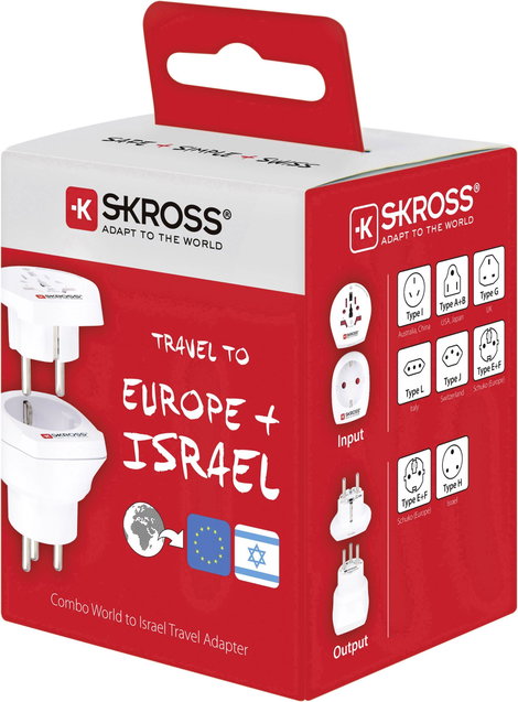 Skross 1.500216-E Úti adapter CO W to ISR 8. kép