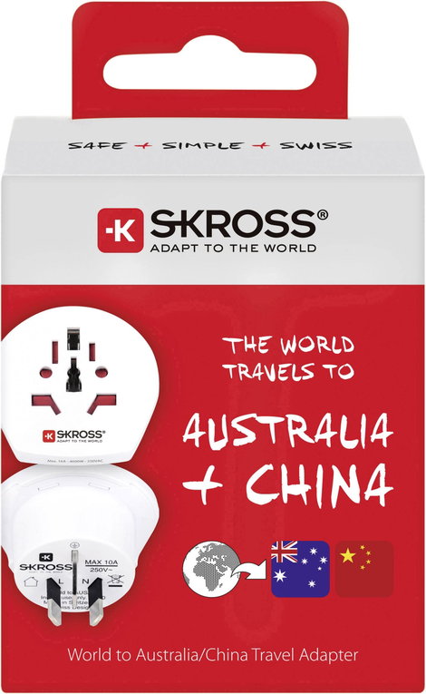 Skross 1.500222-E Úti adapter CA W to AUS/CHINA 7. kép