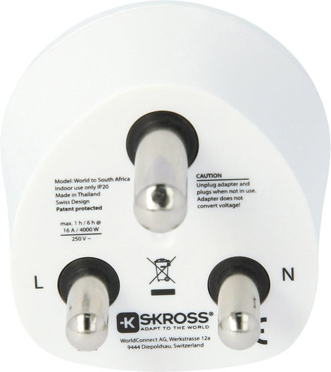 Skross 1.500224-E Úti adapter CA W to SA 3. kép