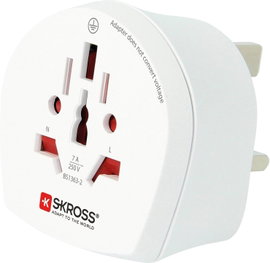 Skross 1.500225-E Úti adapter CA W to UK (BS)