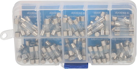 Max Hauri AG 135395 Üvegcsöves biztosíték készlet (Ø x H) 5 mm x 20 mm Lomha -T- Tartalom 100 db 3. kép