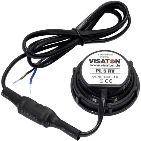 Visaton PL 5 RV 1.6 coll 4 cm Szélessávú hangszóró 10 W 4 Ω Fekete 2. kép