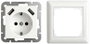 LEDmaxx 106648 1 részes Süllyeszthető dugalj USB-vel, Gyermekvédelem Fehér 2. bélyegkép