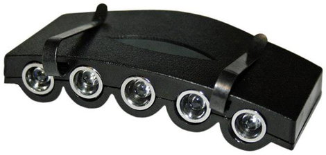 Berger & Schröter 5Lights LED Sapkán rögzíthető lámpa Elemekről üzemeltetett 30798 2. kép
