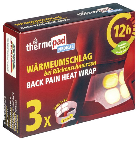 Thermopad natural warmer Melegítő öv 1 db TpW31781 Üzemidő (max.) 12 óra 3. kép
