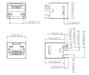 encitech RJJS-88-A22-E1V RJ45 csatlakozó 3251-0015-01 Alj, beépíthető, függőleges Pólusszám 8P8C Fém 2. bélyegkép
