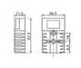 Nagyáramú akkumulátor csatlakozó 50 A 1130-0201-03 Encitech Szürke encitech Tartalom: 1 db 2. bélyegkép
