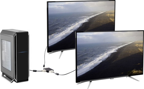Renkforce 2 port DVI switch Bidirekcionálisan használható 1920 x 1080 pixel 7. kép