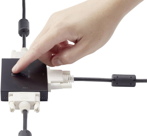 Renkforce 2 port DVI switch Bidirekcionálisan használható 1920 x 1080 pixel 8. kép