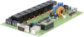 8 csatornás relékártya 24 V/DC 7 A, Conrad Componets 197720