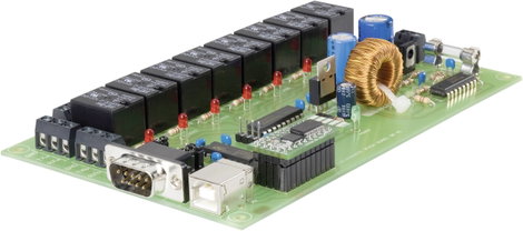 8 csatornás relékártya 24 V/DC 7 A, Conrad Componets 197720