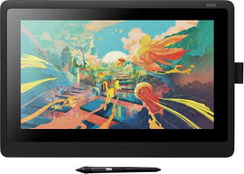 Wacom Cintiq 16 USB Kreatív digitalizáló stift kijelző EEK: E (A - G) Fekete