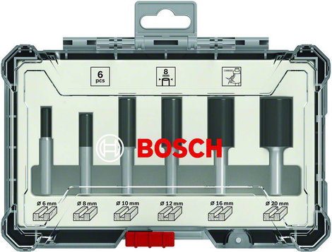 Dugaszoló marószett, 6 mm-es szár, 6 db Bosch 2 607 017 465 2. kép