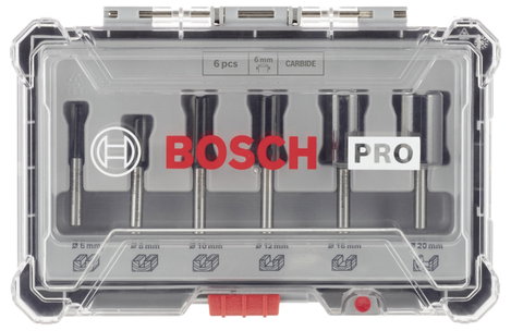 Dugaszoló marószett, 6 mm-es szár, 6 db Bosch 2 607 017 465 3. kép