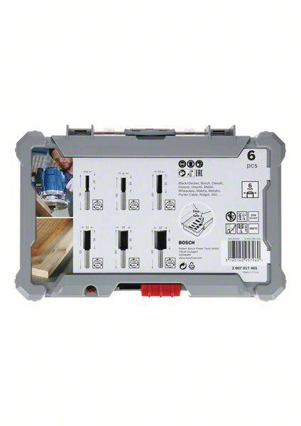 Dugaszoló marószett, 6 mm-es szár, 6 db Bosch 2 607 017 465 4. kép
