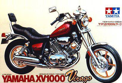 Tamiya 300014044 Yamaha XV1000 Virago Motorkerékpár építőkészlet 1:12 2. kép