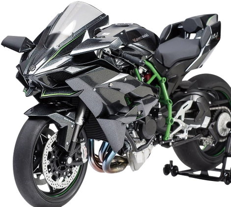 Tamiya 300014131 Kawasaki NINJA H2R Motorkerékpár építőkészlet 1:12 5. kép