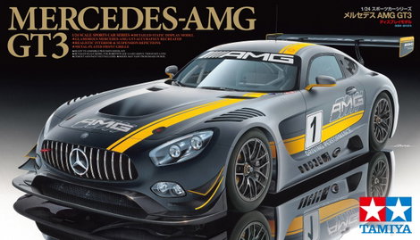 Tamiya 300024345 Mercedes-AMG GT3 #1 Autómodell építőkészlet 1:24 3. kép