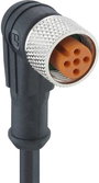 Lutronic 1073 Érzékelő-/működtető összekötő, konfekcionált M12 Csatlakozóaljzat, hajlított 5.00 m Pó bélyegkép