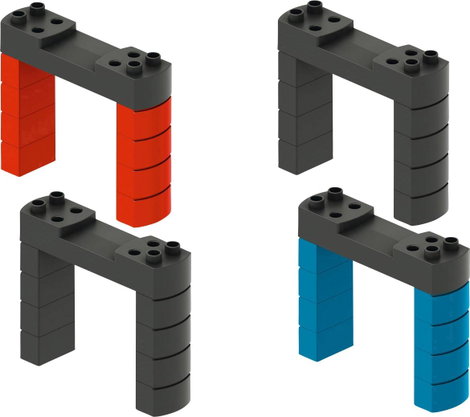 Märklin World 72218 H0 építőelem készlet magas vasúti híd 7. kép