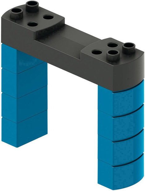 Märklin World 72218 H0 építőelem készlet magas vasúti híd 9. kép