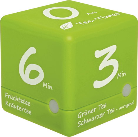 TFA Dostmann Tee-Timer Cube Időzítő Zöld digitális