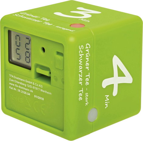 TFA Dostmann Tee-Timer Cube Időzítő Zöld digitális 2. kép