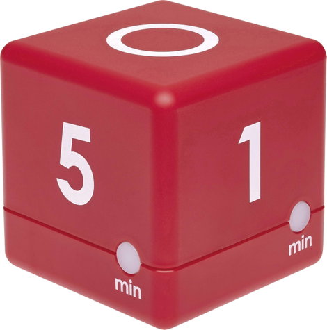 TFA Dostmann Timer Cube Időzítő Piros digitális 3. kép