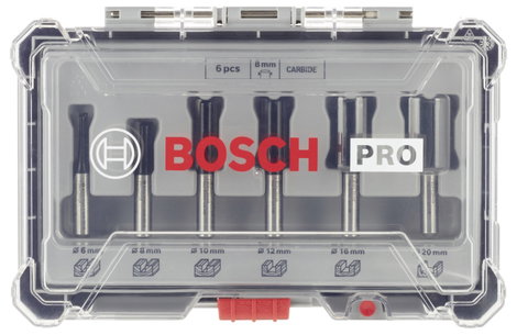 Dugaszoló szerszámkészlet, 8 mm-es szár, 6 db Bosch Accessories 2607017466 3. kép