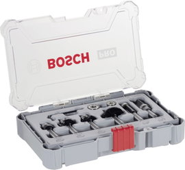 Perem- és élmaró szett, 8 mm-es szár, 6 db Bosch Accessories 2607017469
