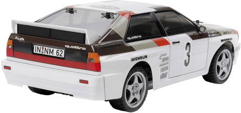Tamiya 1:10 RC modellautó Elektro Közúti modell Audi Quattro Rally Brushed 4WD építőkészlet TT-02 4. kép