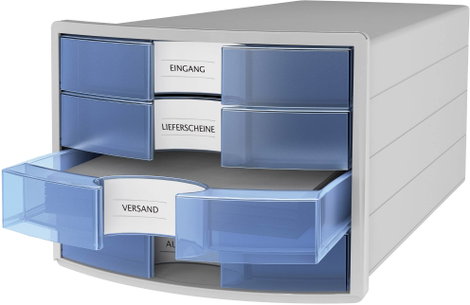 HAN Schubladenbox IMPULS 1012-64 Fiókos irattároló Élénk szürke DIN A4 Fiókok száma: 4 2. kép
