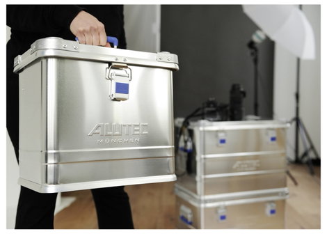 Alutec INDUSTRY 30 13030 Szállító doboz Alumínium (H x Sz x Ma) 430 x 335 x 277 mm 6. kép