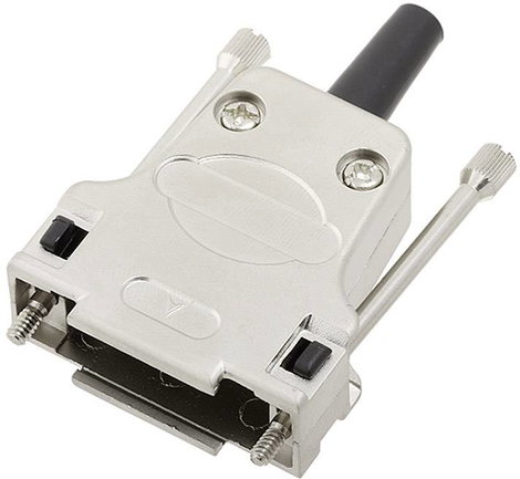 encitech DTZF09-RG-LJS-M3-K 7960-5209-01 D-SUB ház Pólusszám: 9 Zink öntvény 180 ° Fémes 1 db 2. kép