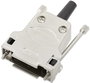 encitech DTZF09-RG-LJS-M3-K 7960-5209-01 D-SUB ház Pólusszám: 9 Zink öntvény 180 ° Fémes 1 db 2. bélyegkép