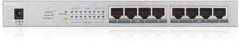 ZyXEL GS1008-HP Hálózati switch 8 port 2000 MBit/s PoE funkció 2. kép