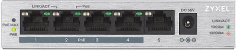 ZyXEL GS1005HP-EU0101F Hálózati switch 5 port 2000 MBit/s PoE funkció 3. kép