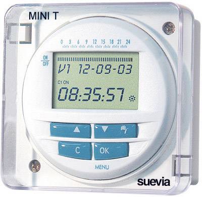 Suevia Practic Log Süllyesztett időkapcsoló óra Digitális 230 V/AC 3680 W