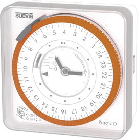 Suevia Practic D Felszerelhető időkapcsoló óra Analóg 230 V/AC 3680 W