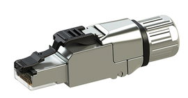 Telegärtner J00026A5007 RJ45 CAT 8.1 csatlakozó J00026A5007 Dugó Pólusszám 8P8C Fémes 1 db