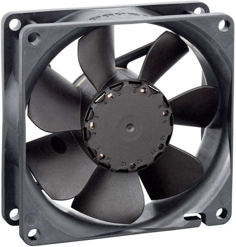 Axiális ventilátor 24 V/DC 30 m³/óra 80 x 80 x 25,4 mm, EBM Papst 8414 NGL