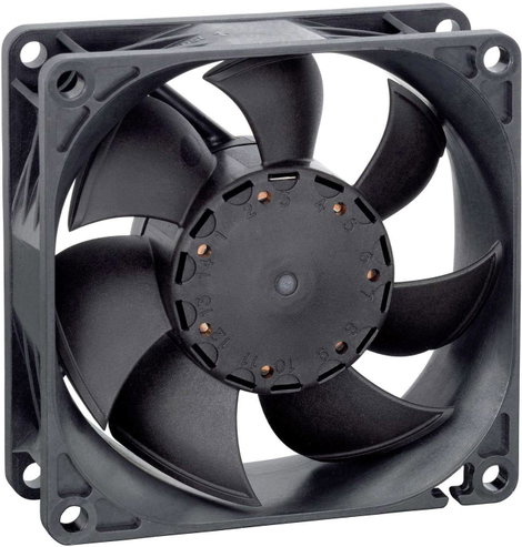 EBM Papst 8452/2 HHP Axiális ventilátor 12 V/DC 82 m³/óra (H x Sz x Ma) 25 x 80 x 80 mm