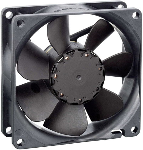 EBM Papst 8412N Axiális ventilátor 12 V/DC 65 m³/óra (H x Sz x Ma) 80 x 80 x 25.4 mm