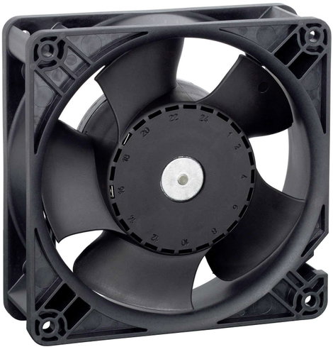 EBM Papst DV4114N Diagonális ventilátor 24 V/DC 280 m³/óra (H x Sz x Ma) 119 x 119 x 38 mm